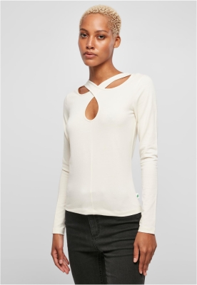 Crossed Cut Out Longsleeve dama Urban Classics