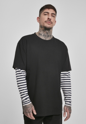 Tricou Oversized Double Layer Striped LS Urban Classics