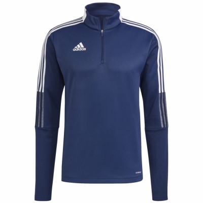 Bluza meska adidas Tiro 21 Warm Top granatowa GH4463