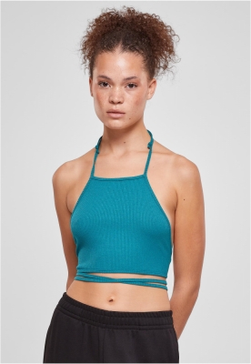 Rib Trapeze Cropped Top dama Urban Classics