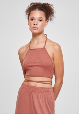 Rib Trapeze Cropped Top dama Urban Classics