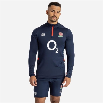 Umbro England Rugby Mid Layer Top 2023 2024 adulti