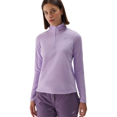 Bluza trening Bluza 's 4F F048 light purple 4FWAW24UFLEF048 52S dama