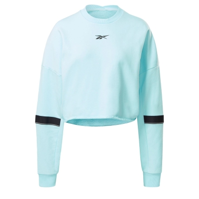 Bluza trening Reebok Cropped French Terry Crew dama