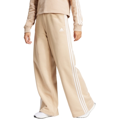 Bluza Pantaloni adidas Essentials 3-Stripes Wide bej IR5385