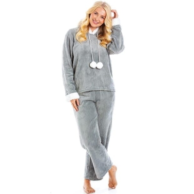 Bluza Pijama Camille Supersoft Hooded Set