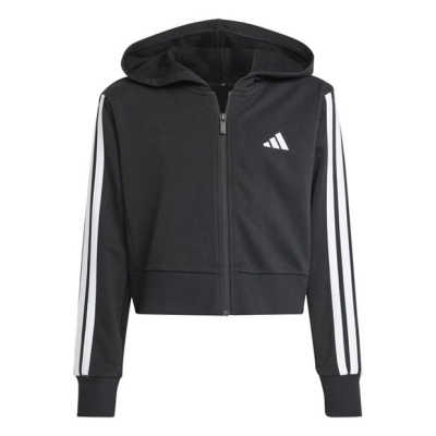 Hanorac adidas Essentials 3-Stripes Zip Track Top fetita