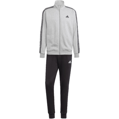 Bluza Trening adidas Basic 3-Stripes men's gray and black IA3073