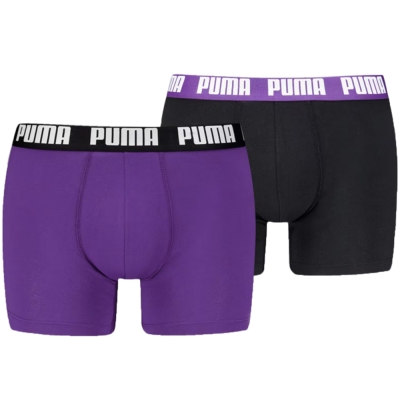 Lenjerie intima barbati Puma Everyday Basic 2p mov, negru 938320 14