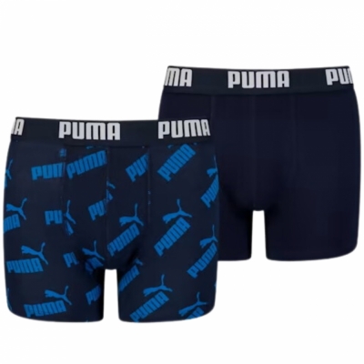 Lenjerie intima Bokserki dla dzieci Puma Basic 2P granatowe, czarne 935526 02