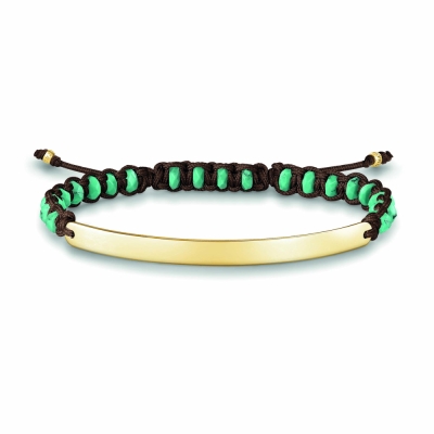 Bratari THOMAS SABO 005689617L21v pentru Femei green, auriu