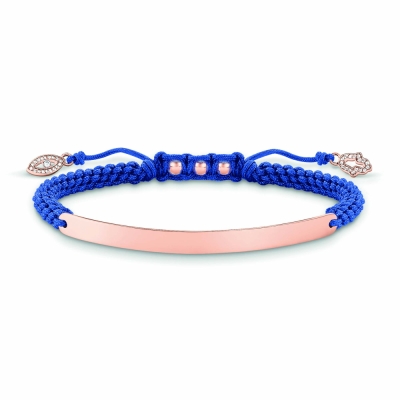 Bratari THOMAS SABO A00688981L21v pentru Femei blue, roz auriu