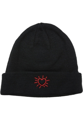 Glowing Heart Beanie Mister Tee