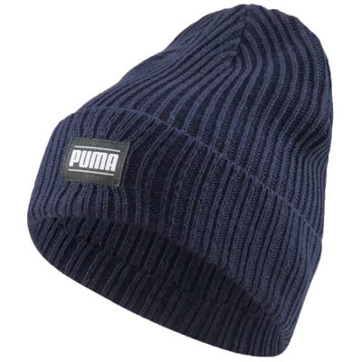 Puma Ribbed Classic Cuff Beanie navy blue 024038 02