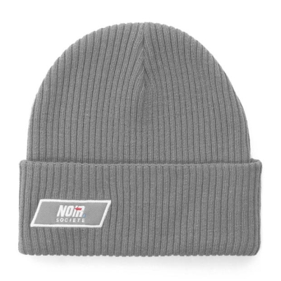 Societe Noir Noir Woven Patch Beanie