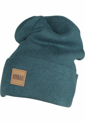 Leatherpatch Long Beanie Urban Classics