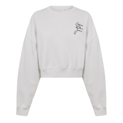 Blug Calvin Klein SCRIPT INSTITUTIONAL CREWNECK Calvin Klein Jeans