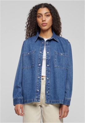 Camasa Oversized Denim dama Urban Classics