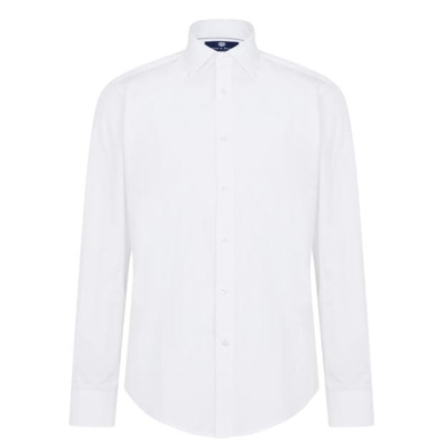 Camasa Haines and Bonner Tailored Fit Regular Collar Poplin