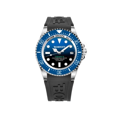 Ceas AUTOMATIC MAN BOBROFF BF0003baBFSTN argintiu negru albastru