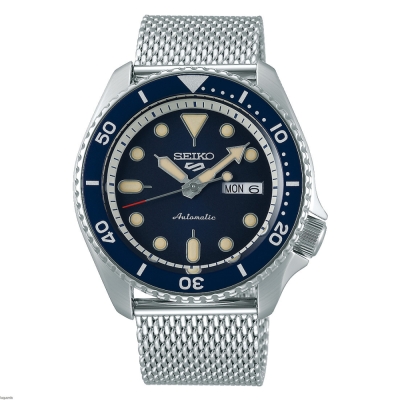 Ceas AUTOMATIC MAN SEIKO SRPD71K1 argintiu albastru