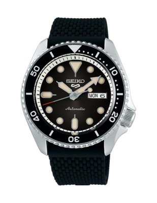 Ceas AUTOMATIC MAN SEIKO SRPD73K2 argintiu negru