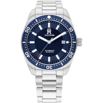 Ceas AUTOMATIC MAN TOMMY HILFIGER 1710591 argintiu albastru