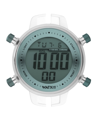 Ceas BOX UNISEX WATXANDCO RWA1039 transparent verde