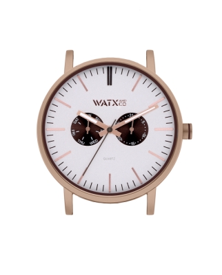 Ceas BOX UNISEX WATXANDCO WXCA2735 roz argintiu