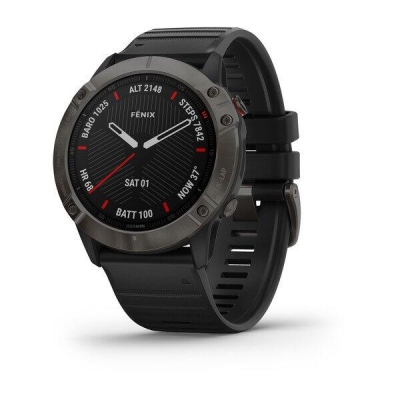 CEAS FENIX 6X SAPPHIRE CARBON negru 51MM GARMIN