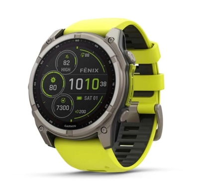 CEAS FENIX 8 SOLAR SAPPHIRE galben GRAPHITE TI negru 51MM EMEA GARMIN