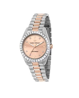 Ceas QUARTZ CHIARA FERRAGNI R1953100504 pentru Femei argintiu roz