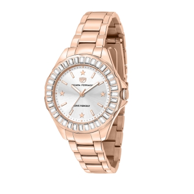 Ceas QUARTZ CHIARA FERRAGNI R1953101503 pentru Femei roz argintiu