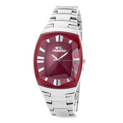 Ceas QUARTZ CHRONOTECH CT7065L-27M pentru Femei argintiu rosu