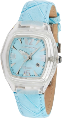 Ceas QUARTZ CHRONOTECH CT7888L-01 pentru Femei transparent albastru