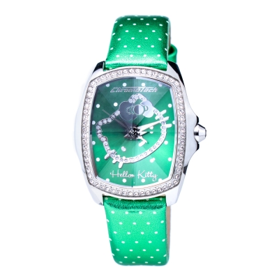 Ceas QUARTZ CHRONOTECH CT7896LS-45 pentru Femei argintiu verde