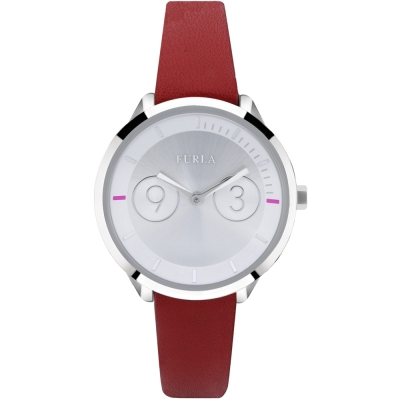 Ceas QUARTZ FURLA R4251102507 pentru Femei argintiu rosu