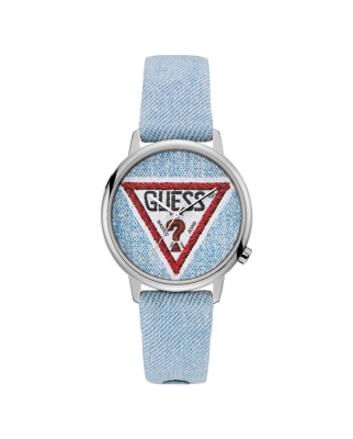 Ceas QUARTZ GUESS V1014M1 pentru Femei argintiu cowboy albastru