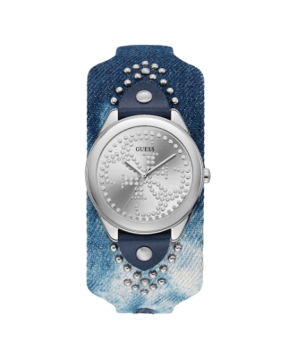 Ceas QUARTZ GUESS W1141L1 pentru Femei argintiu cowboy