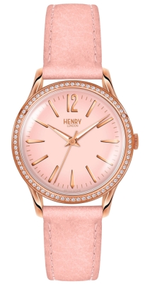 Ceas QUARTZ HENRY LONDON HL34-SS-0202 pentru Femei roz auriu