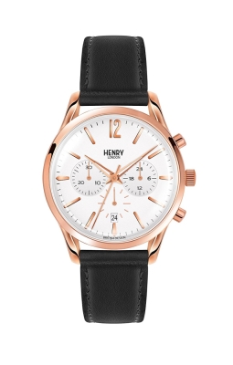 Ceas QUARTZ HENRY LONDON HL39-CS-0036 pentru Femei roz auriu negru alb