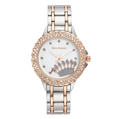 Ceas QUARTZ JUICY COUTURE JC1283WTRT pentru Femei argintiu alb