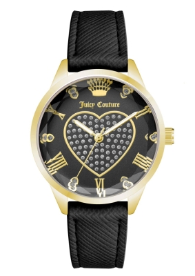 Ceas QUARTZ JUICY COUTURE JC1300GPBK pentru Femei auriu negru