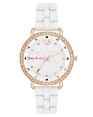 Ceas QUARTZ JUICY COUTURE JC1310RGWT pentru Femei roz alb