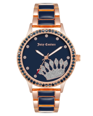 Ceas QUARTZ JUICY COUTURE JC1334RGNV pentru Femei roz albastru