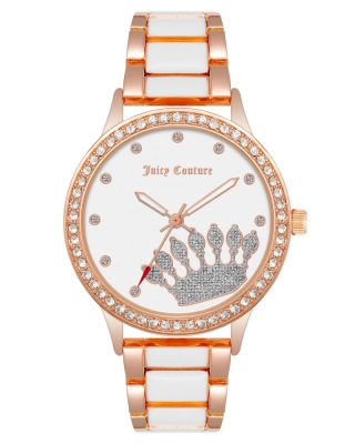 Ceas QUARTZ JUICY COUTURE JC1334RGWT pentru Femei roz alb