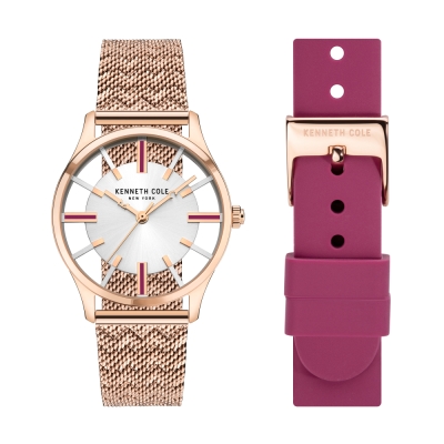 Ceas QUARTZ KENNETH COLE KCWLG2124002 pentru Femei auriu gri