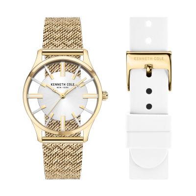 Ceas QUARTZ KENNETH COLE KCWLG2124003 pentru Femei auriu gri