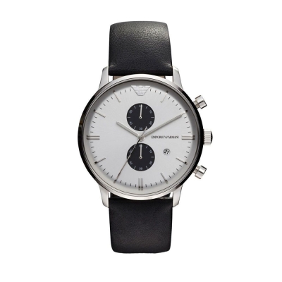 Ceas QUARTZ MAN ARMANI AR0385 gri negru alb