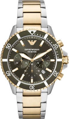 Ceas QUARTZ MAN ARMANI AR11361 gri verde